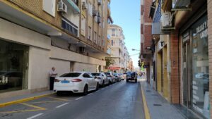240709 Parada taxi Puente Genil calle Antonio Navas López