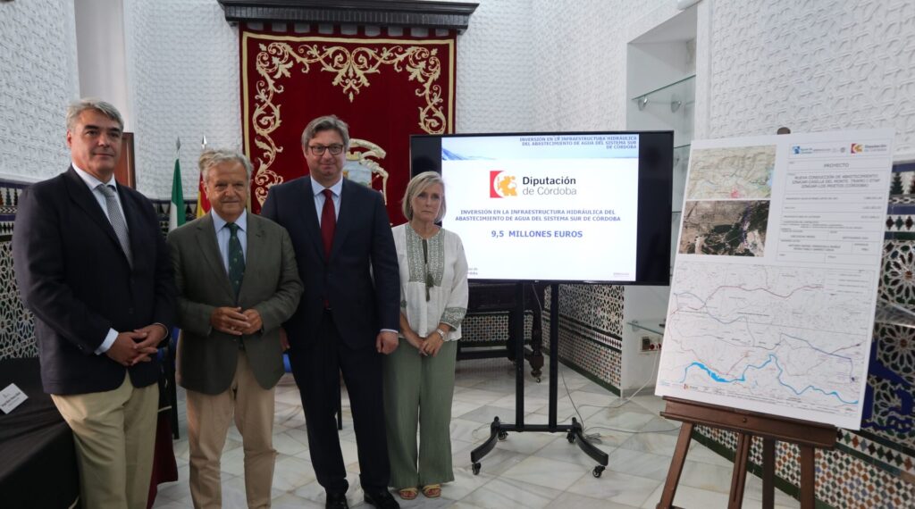 240904 Inversión infraestructura hidráulica del abastecimiento de agua sistema Sur de Córdoba