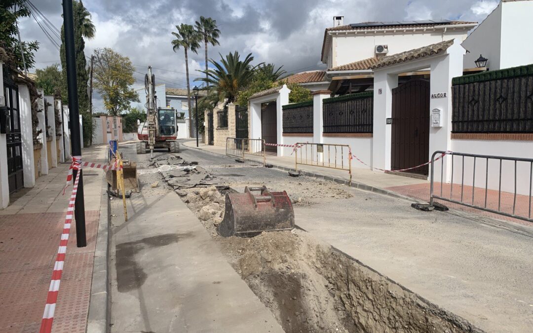 250212 Instalación nuevo colector aguas calle Loma Cañada de la Plata
